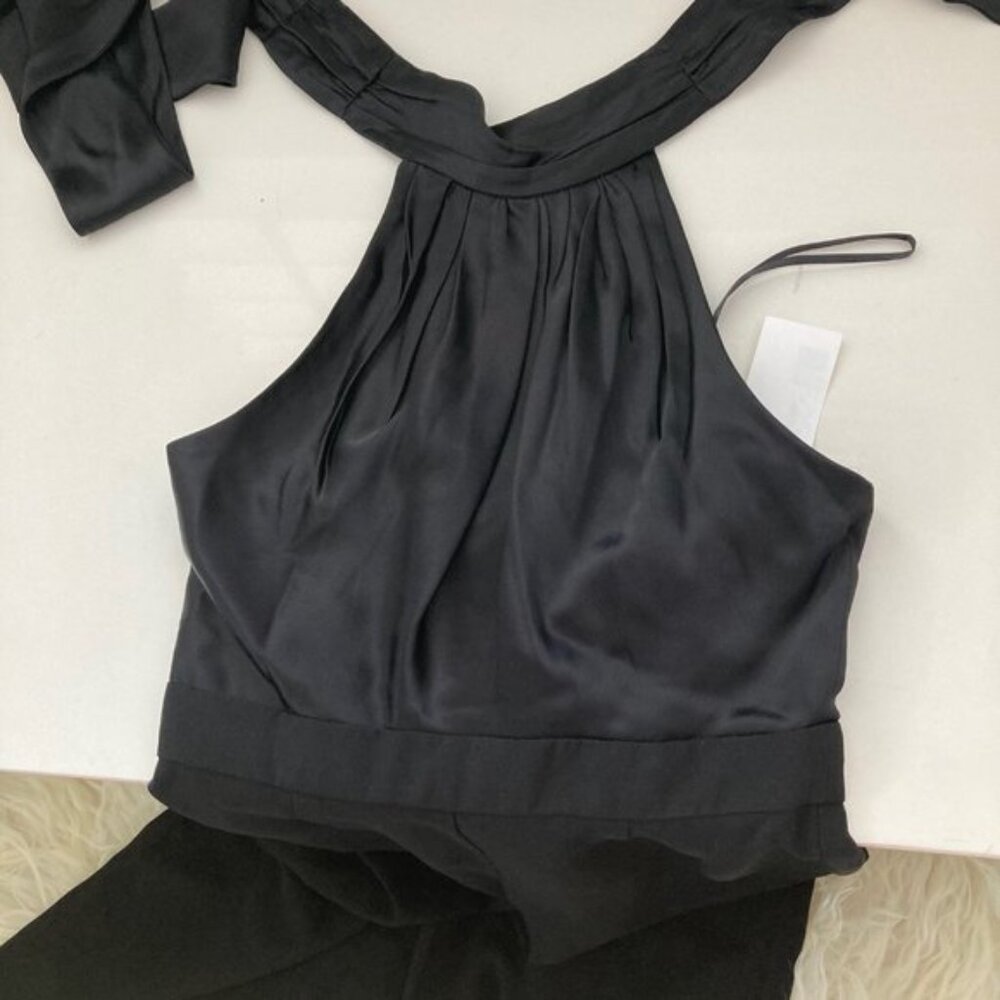 JILL JILL Halter Top Wide Leg Jumpsuit - Picture 9 of 9